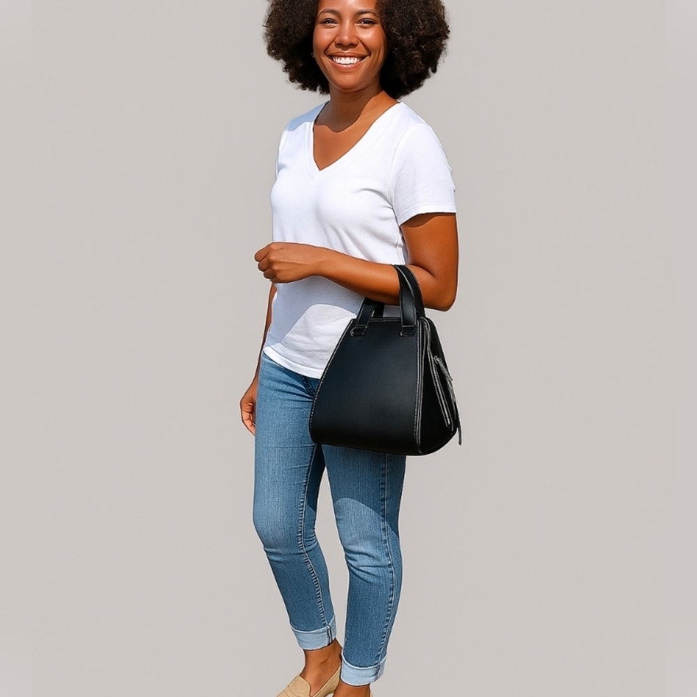 House Of Harlow Bowler Bag With Removable Crossbody Strap